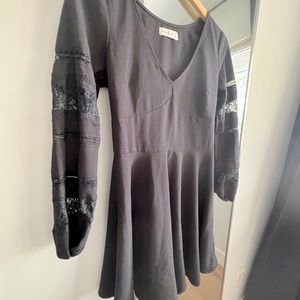 Black Abercrombie Long Sleeve Dress